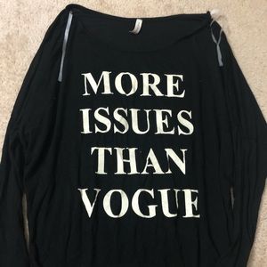 Vogue black shirt